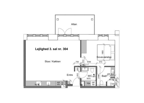 Lejlighed 304