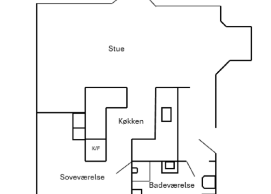 Plantegning - Jernbanegade 19C, 2.