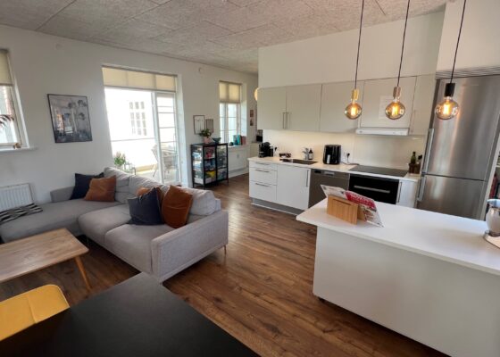 Køkken-stue-spisestue