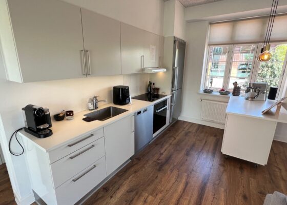 Køkken-stue-spisestue