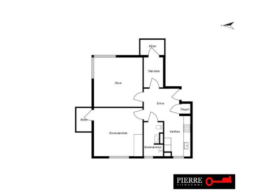 Parkvej 4, 1 th